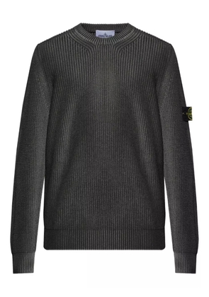 Stone Island logo-patch sweater - Grey