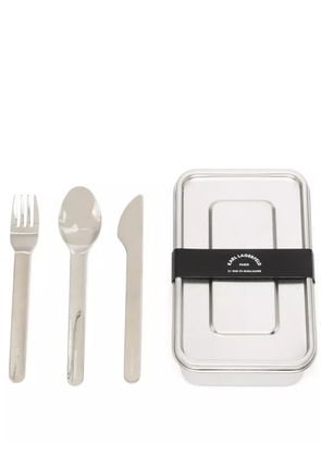 Karl Lagerfeld Kessential picnic-set bag - Silver