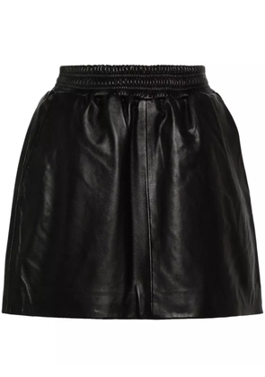 Arma Mare leather skirt - Black