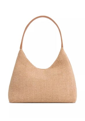 Mansur Gavriel Candy raffia shoulder bag - Neutrals