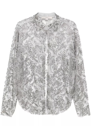 REMAIN open-front shirt - Grey