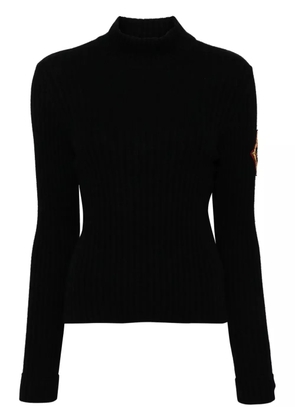 CHANEL Pre-Owned 1990-2000s ribbed wool jumper - Black