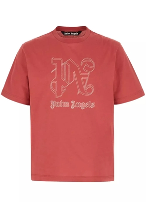 Palm Angels cotton oversize t-shirt - Red