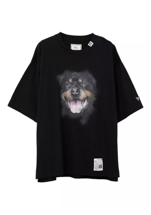 Maison MIHARA YASUHIRO dog-print T-shirt - Black
