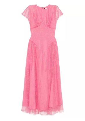 ROTATE BIRGER CHRISTENSEN lace maxi dress - Pink