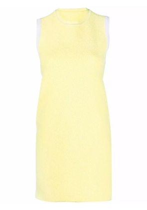 Jacquemus Sorbetto knitted mini dress - Yellow