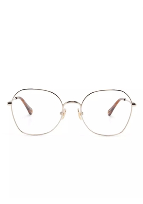 Chloé Eyewear round-frame glasses - Gold