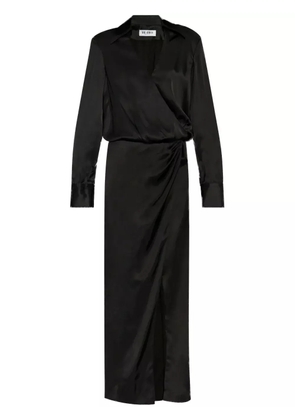 The Attico gathered dress - Black