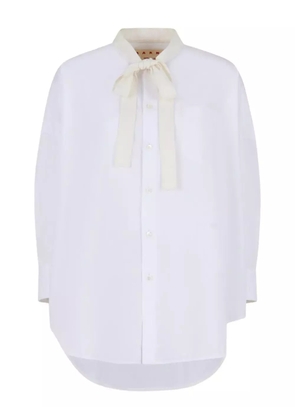 Marni bow-detail shirt - White