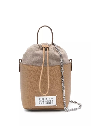 Maison Margiela small 5AC bucket bag - Brown