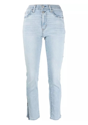 Levi's ankle-zips skinny jeans - Blue