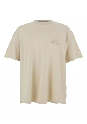 Represent Gran logo-print crew-neck T-shirt - Neutrals