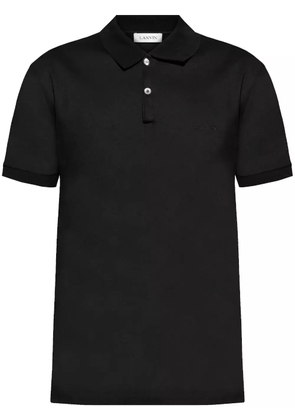Lanvin cotton polo shirt - Black