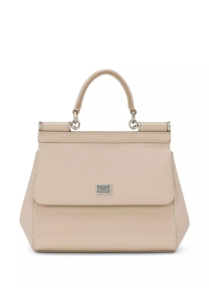 Dolce & Gabbana KIM DOLCE&GABBANA small Sicily top-handle bag - Neutrals