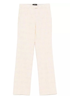 ETRO checked trousers - Yellow