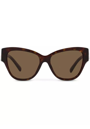Dolce & Gabbana Eyewear tortoiseshell-effect butterfly-frame sunglasses - Brown