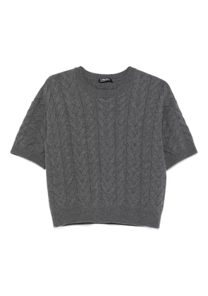 'S Max Mara cable-knit top - Grey