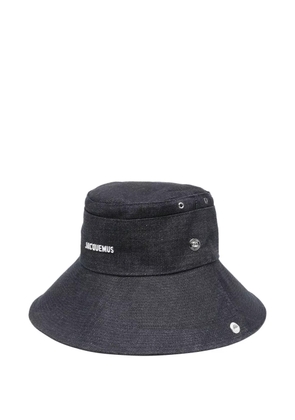 Jacquemus logo bucket hat - Blue