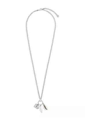 Dolce & Gabbana DG logo necklace - Silver