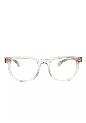 Moncler Eyewear rectangle-frame glasses - White