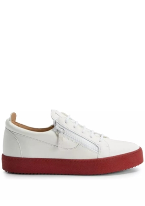 Giuseppe Zanotti Frankie leather low-top sneakers - White