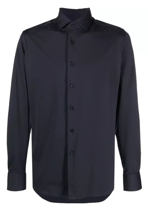 Xacus long-sleeve button-up shirt - Blue