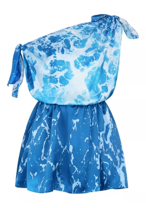 Roberto Cavalli asymmetric dress - Blue