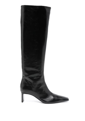 KHAITE 55mm Ona knee-high boots - Black