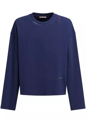 Marni long-sleeve T-shirt - Blue