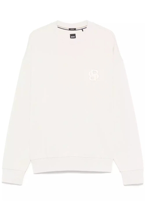 BOSS Double B cotton sweatshirt - Neutrals