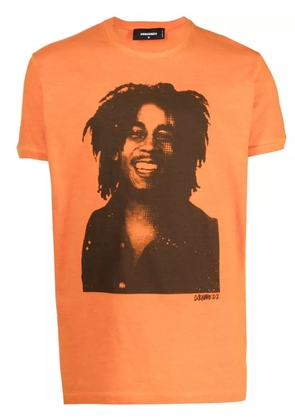 DSQUARED2 Bob Marley quote t-shirt - Orange
