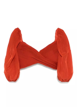 ZIMMERMANN pleated top - Red