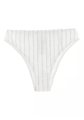 MC2 Saint Barth Sibilla striped bikini bottoms - White