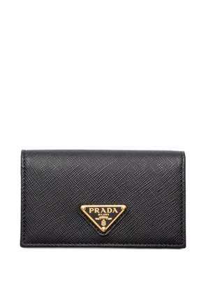 Prada Saffiano leather cardholder - Black