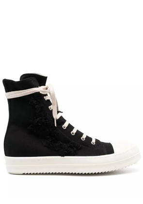 Rick Owens DRKSHDW Broken high-top sneakers - Black