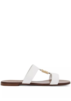 Dolce & Gabbana Bianca leather sandals - White