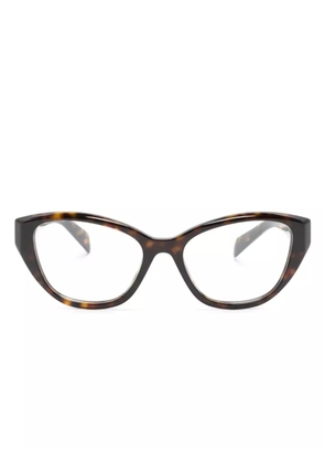 Prada Eyewear cat-eye frame glasses - Brown