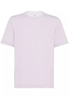 Brunello Cucinelli layered T-shirt - Purple