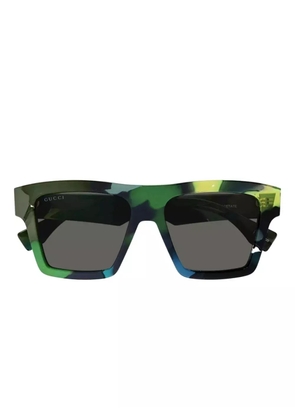 Gucci Eyewear graphic-print sunglasses - Green