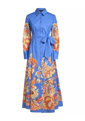 ETRO printed dress - Blue