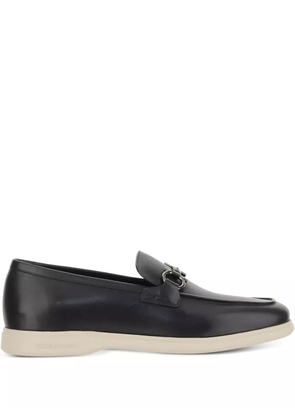 Ferragamo Gancini-detail loafers - Black