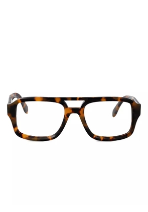 Palm Angels Eyewear tortoiseshell-effect glasses - Brown