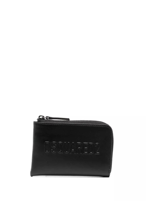 DSQUARED2 debossed-logo detail wallet - Black