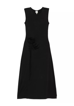 Baum Und Pferdgarten rose-detail sleeveless dress - Black