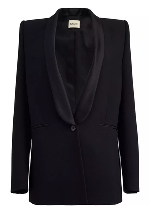 KHAITE The Helio shawl-lapels blazer - Black