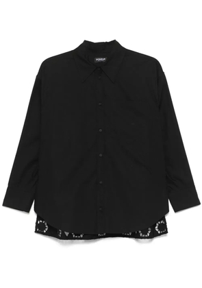 DONDUP broderie-anglaise shirt - Black
