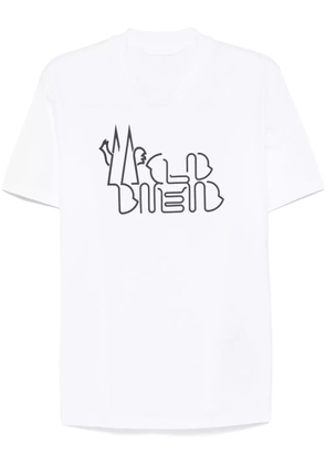 Moncler logo-print T-shirt - White