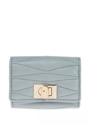 Furla 1927 quilted clasp wallet - Blue