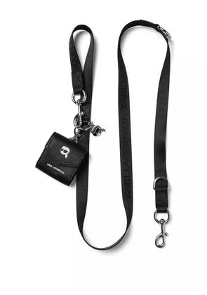 Karl Lagerfeld Pet leash and pouch set - Black