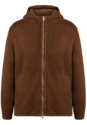 Lardini suede jacket - Brown